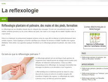 Tablet Screenshot of la-reflexologie.net